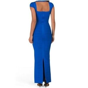 Herve Leger Royal Blue Maxi Dress